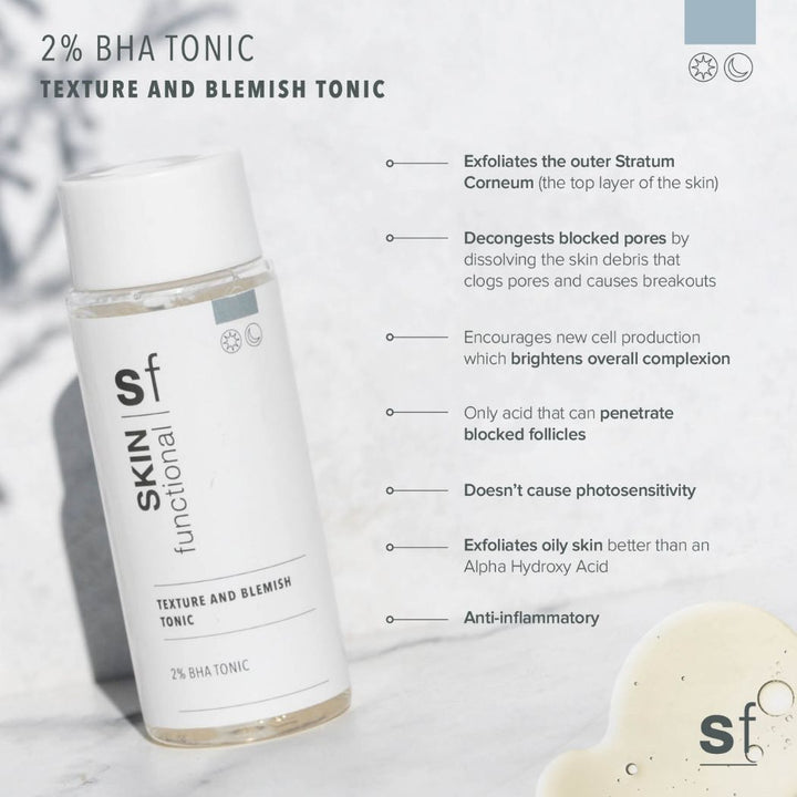 SKIN Functional 2% BHA Tonic Texture and Blemish Tonic
